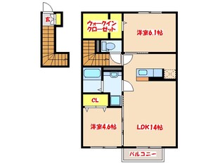 フォレストパークサイド永利の物件間取画像